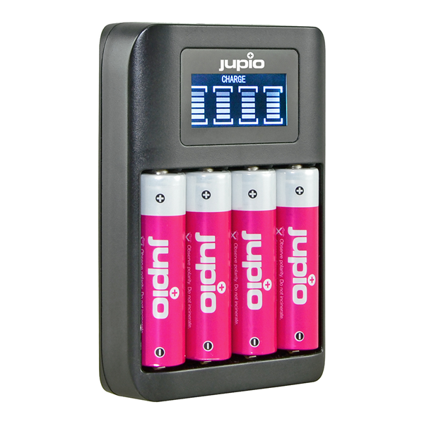 Jupio USB 4-slots snel lader LCD_02