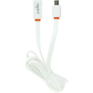 Flat_Cable_Micro_USB_To_USB_White_1m