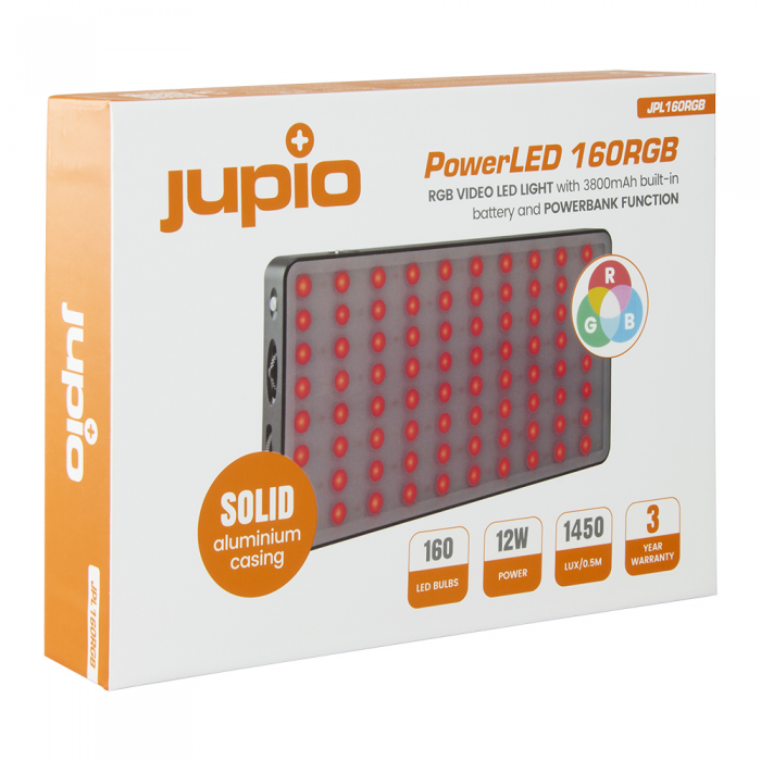 Jupio PowerLED 160 RGB met ingebouwde Powerbank_06